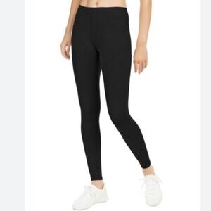 VINCE Black Pull On Black Leggings
